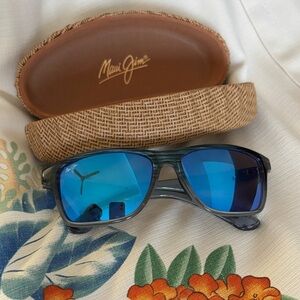 Maui Jim Black and Blue Sunglasses